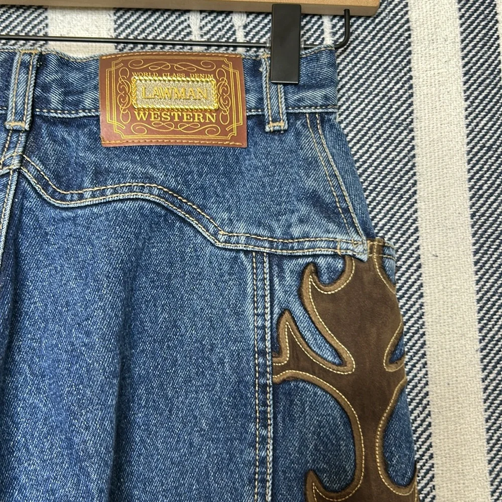 Vintage Lawman Western Denim Jeans - Picture 4 of 4